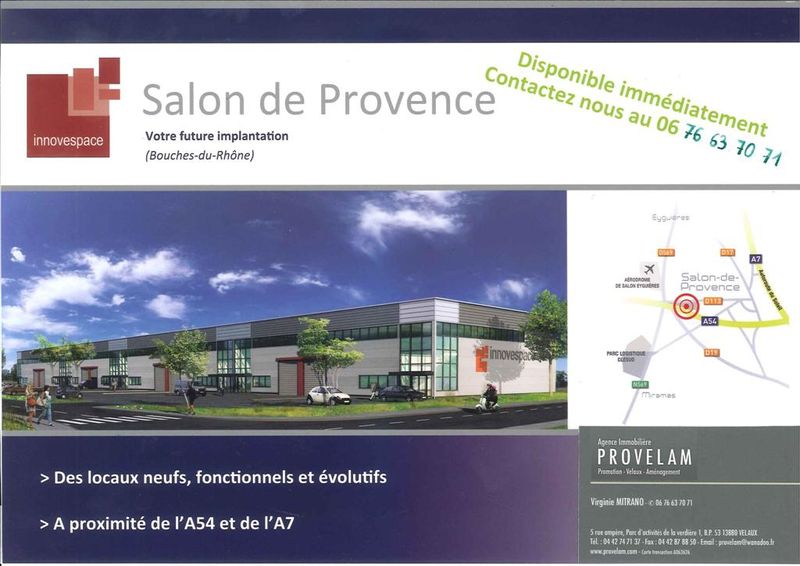 surface  salon de provence  proximite immediate D113 A7 A54 vente en etat futur d'achèvement etat neuf